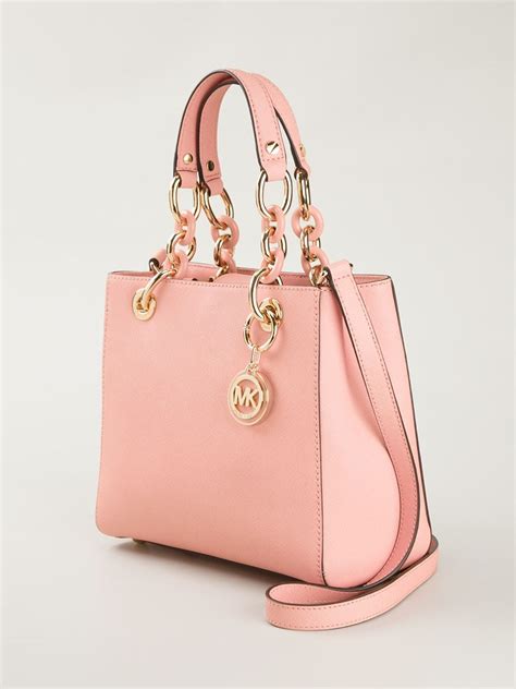 michael kors small pink bag|Michael Kors handbags pink tote.